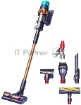 Пылесос вертикальный Dyson SV23 GEN5 DT ABS (447002-01) желтый/синий, питание от аккумулятора, 262 Вт, уборка сухая, пылесборник 0.77 л, работа от АКБ max 70 мин.