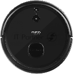 Робот-пылесос Red Solution RV-RL6000S черный, 35 Вт, 2600 мАч Li-Ion, уборка влажная/сухая, пылесборник контейнер 0.3 л