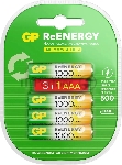 Аккумулятор GP 100AAAHC3/1RGY-2CRCB4 40/400 AAA NiMH 1000mAh (4шт) блистер