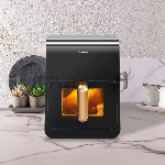 Аэрогриль Panasonic NF-CC600ATS черный, 1450 Вт, 6 л, упр. - сенсор, программ - 11