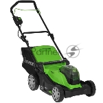 Газонокосилка аккумуляторная GreenWorks G24X2LM41k8, 2*24V, 41 см, с 2хАКБ 4Ач и ЗУ (2512607UD)