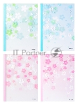 Тетрадь Deli SAKURA WA540, A5, 40л, линейка, ассорти