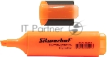 Текстовыделитель Silwerhof Blaze 108036-06 скошенный пиш. наконечник 1-5мм оранжевый картон