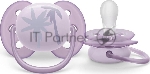 Пустышка Philips Avent ultra soft, пальмы, 0-6 мес., 1 шт.