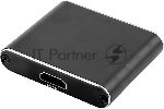 Переключатель аудио-видео Digma HDMI (f)/HDMI (f)/HDMI (f) черный (D-HSW-V2.0X2)