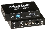 Приемник-декодер MuxLab 500754-RX HDMI / RS232 over IP с PoE, сжатие MJPEG, с функцией видеостены
