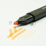 Текстовыделитель Silwerhof Prime 108031-06 скошенный пиш. наконечник 1-4мм оранжевый коробка