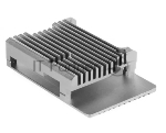 Корпус Qumo Aluminum case without fan, Raspberry Pi 4, silver(RS001)