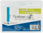 Бейдж Silwerhof 380003-00 110х80мм шнур:темно-синий полипропилен