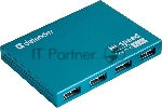 Разветвитель Defender SEPTIMA SLIM USB2.0 - 7 портов, + блок питания DC 5В...2А, + кабель USB 2.0 A(M) - MiniB (M) - 1м