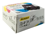 Дырокол Silwerhof VIS макс.:35лист. металл черный отв.:2 с линейкой