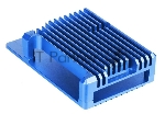 Корпус Qumo Aluminum case without fan, Raspberry Pi 4, blue(RS003)