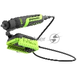 Гравер аккумуляторный GreenWorks G24RT, 24V, бесщеточный, с принадлежностями 52 шт., без АКБ и ЗУ (3200807)