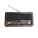 Радиоприемник портативный Сигнал БЗРП РП-336 черный/коричневый USB microSD