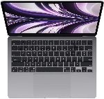 Ноутбук 13.6" Apple MacBook Air A2681 серый космос M2 8 core 8Gb SSD256Gb/8 core GPU IPS (2560x1664) macOS WiFi BT Cam (Z15S0007B(MLXW3))