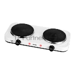 Плита электрическая Centek CT-1507 белый, конфорок 2 электрических, 42 см x 5 см x 22 см