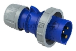 Вилка кабельная PCE 16A/230V/1P+N+E/IP67