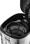 Кофеварка капельная KITFORT KT-731 черный/нержавеющая сталь, исп. кофе - молотый, 1,6 л, 900 Вт