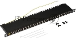 Патч-панель Lanmaster LAN-PPC24S6 19" 0.5U 24xRJ45 кат.5E STP