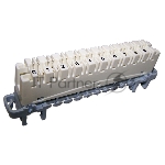 Плинт Lanmaster TWT-LSA10P-DIS-5E 10 пар LSA-PROFIL размык. ABS пластик