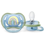 Пустышка Philips Avent ultra air, радуга, 0-6 мес., 1 шт.