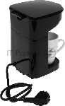 Кофеварка капельная Kitfort KT-764 черный, исп. кофе - молотый, 0.3 л, 450 Вт