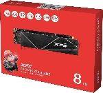Накопитель SSD ADATA XPG GAMMIX BLADE S70, 8Tb, PCIe 4.0 x4, M.2 2280, NVMe, R/W 7300/6300