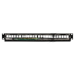 Панель коммутационная наборная 19", 1U, 24 порта, STP Rexant PRO