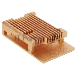 Корпус Qumo Aluminum case without fan, Raspberry Pi 3, gold(RS025)