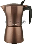 Кофеварка гейзерная Rondell Kortado RDA-399, 0.45л, алюминий, коричневый