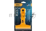 Скребок Deli DL4723C 145мм Ширина лезвия: 18 мм. Толщина лезвия: 0,5 мм. Высокопрочный пластик ручки. Лезвие из сплава.