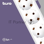 Сетевой фильтр Buro 600SH-16-1.8-W 1.8м (6 розеток) белый (коробка)