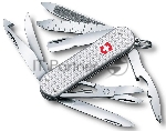 Нож перочинный Victorinox MiniChamp Alox (0.6381.26) 58мм 14 функций серебристый