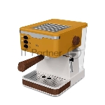 Кофеварка эспрессо BQ CM2006 желтый, исп. кофе - молотый, 1.7 л, 850 Вт, 20 Бар.