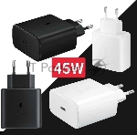 Блок питания (сетевой адаптер) Amperin USB-А, USB-C (YDS-TC045-011) 45W, черный