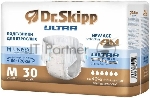 Подгузники для взрослых Dr.Skipp Ultra, р-р M, 30 шт, 8107