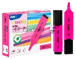Текстовыделитель Deli EU366-PK Jumbo скошенный пиш. наконечник 1-5мм розовый