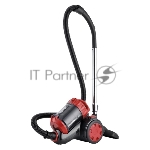 Пылесос Centek CT-2528 Red красный/черный, 350/2000 Вт, уборка сухая, пылесборник циклонный фильтр, 1.5 л