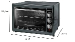 Мини-печь Delta D-0124 черная