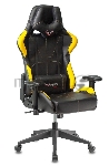 Кресло игровое Бюрократ VIKING 5 AERO YELLOW черный/желтый искусственная кожа
