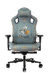 Кресло игровое Knight Craft Dragon серый эко.кожа крестов. металл