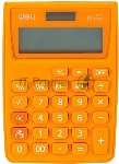 Калькулятор настольный Deli E1122/OR оранжевый 12-разр.