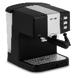 Кофеварка рожковая Vitek VT-1523(MC) черный/серебристый, исп. кофе - молотый, 1.5 л, 850 Вт, 15 Бар.