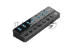 Концентратор Vention OTG USB 3.0 на 7 портов Черный