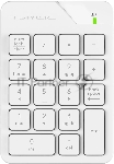 Числовой блок A4Tech FGK21C беспроводной, USB, Радиоканал, белый