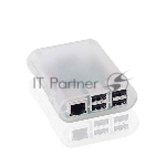 Корпус ACD Transparent RA076 ABS Plastic Injection Molding case with Stripe for Raspberry Pi 3 B (прозрачный, овальный на винтах)(RASP1795)