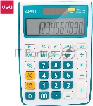 Калькулятор настольный Deli E1238/BLUE синий 12-разр.