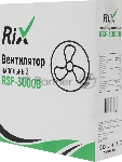 Вентилятор бытовой напольный Rix RSF-3000B, черный