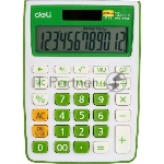 Калькулятор настольный Deli E1238/GRN зеленый 12-разр.