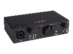 Аудиоинтерфейс USB Arturia MiniFuse 1 Black [800101] 24бит/192кГц, комбинированный разъем XLR и 6.3 мм для записи инструментов и вокала с фантомным питанием 48 В, выходы на монитор (L/R Jack), выход для наушников